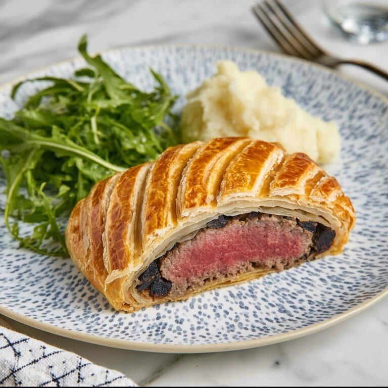 Classic Beef Wellington with Mushrooms and Prosciutto Recipe