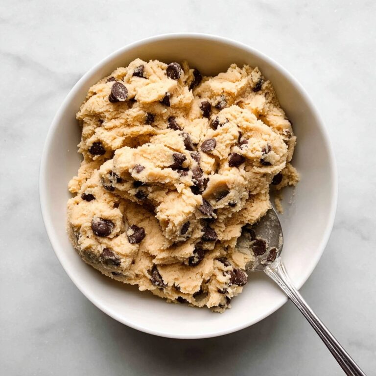 Edible Chocolate Chip Cookie Dough Recipe