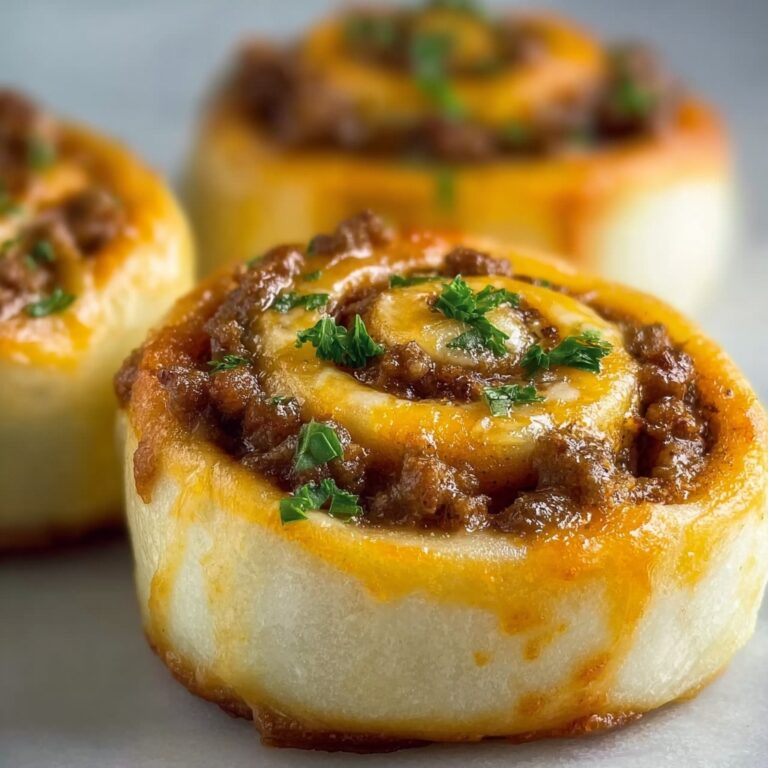 Garlic Butter Cheeseburger Rollups Recipe