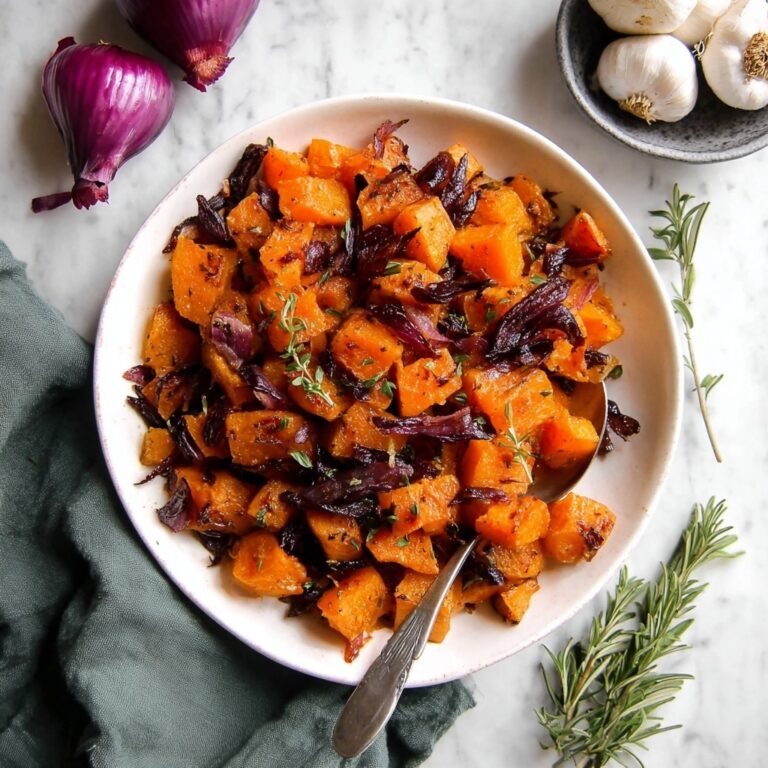 Roasted Butternut Squash & Sweet Potatoes with Rosemary Recipe