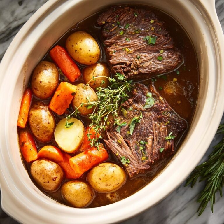 Slow Cooker Pot Roast Recipe
