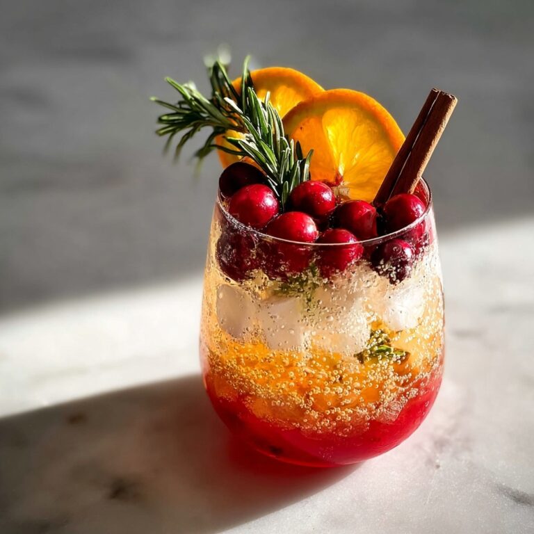 Thanksgiving Mocktail: Festive & Non-Alcoholic Cranberry-Ginger Sparkler Recipe
