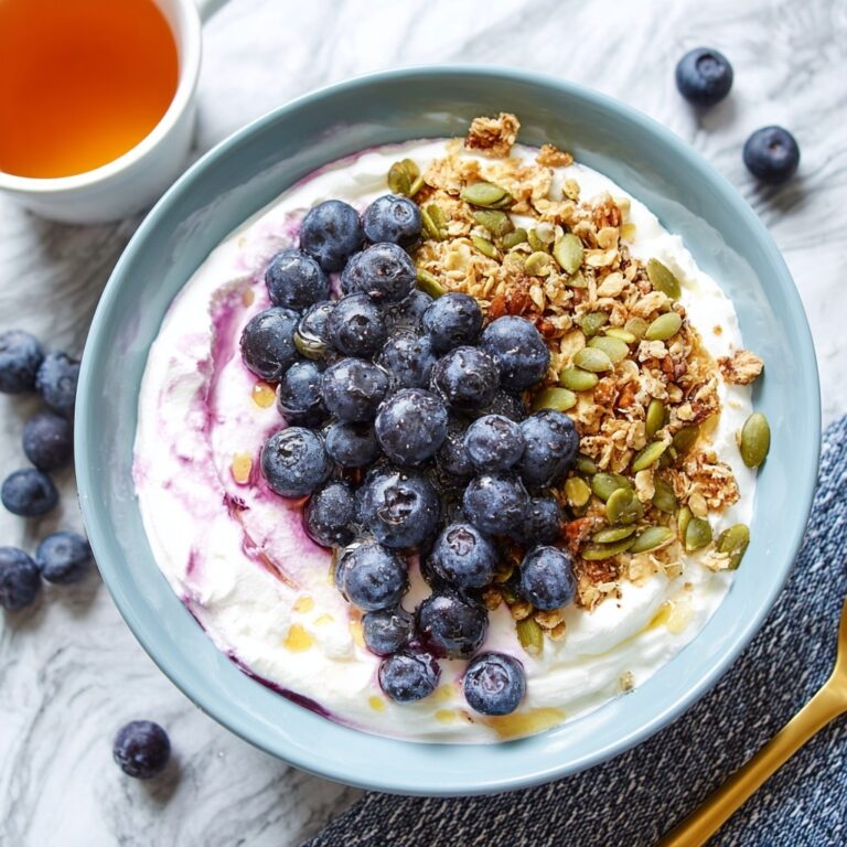 Blueberry & Muesli Cottage Cheese Bowl Recipe