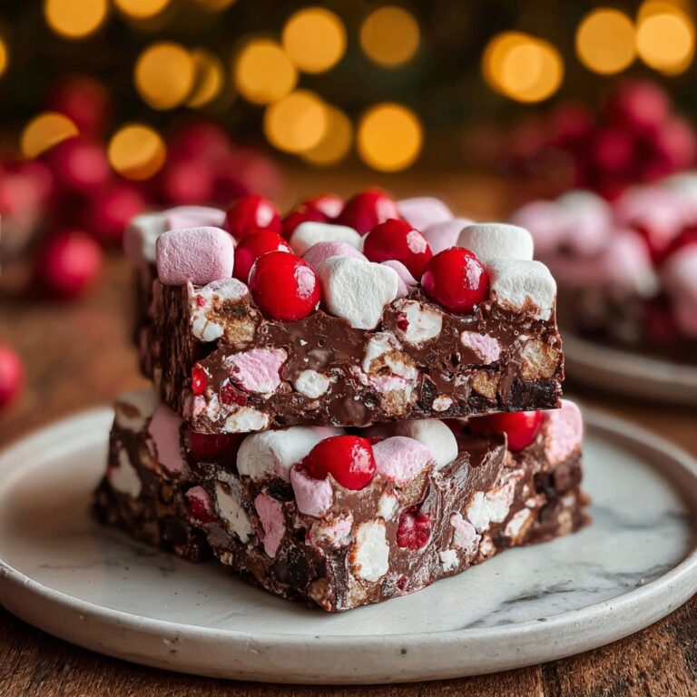 Delicious Cherry Marshmallow Fudge Bars Recipe