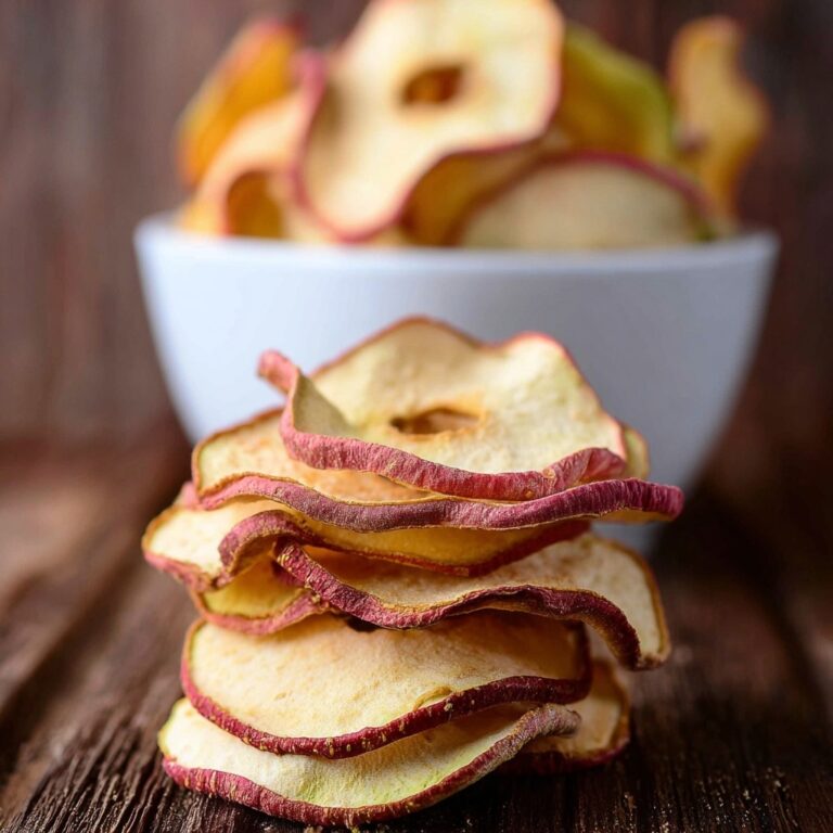 Homemade Apple Chips with Cinnamon and Optional Spices Recipe