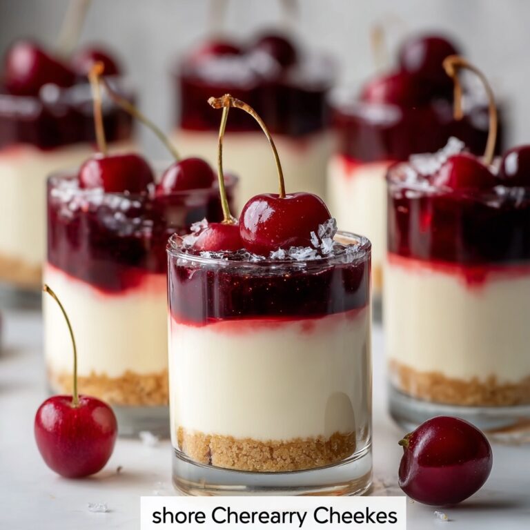Cherry Cheesecake Cake Shooters Recipe