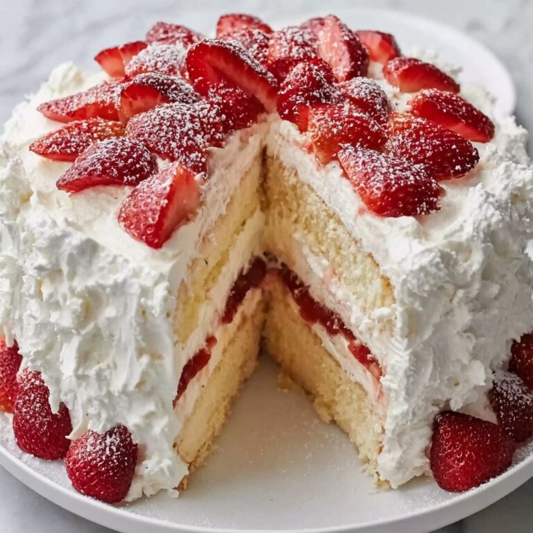Strawberry Angel Cake Recipe