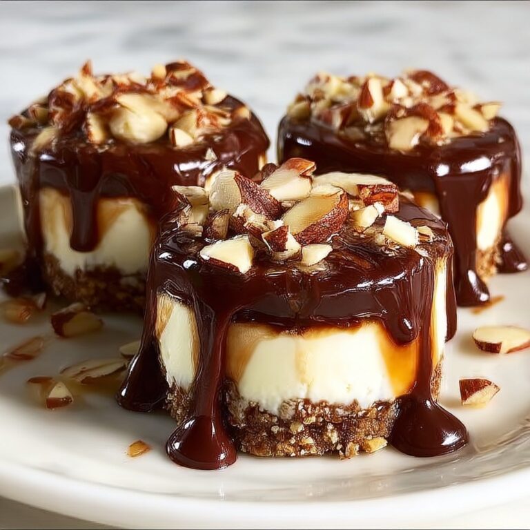 No Bake Turtle Mini Cheesecakes Recipe