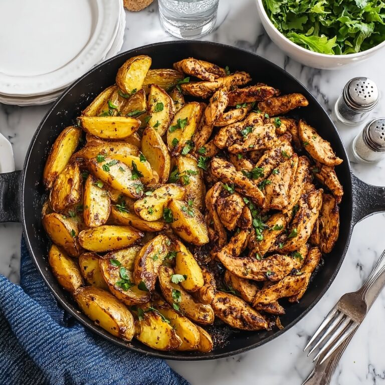 Garlic Butter Chicken and Potatoes Skillet – Bold & Buttery Recipe