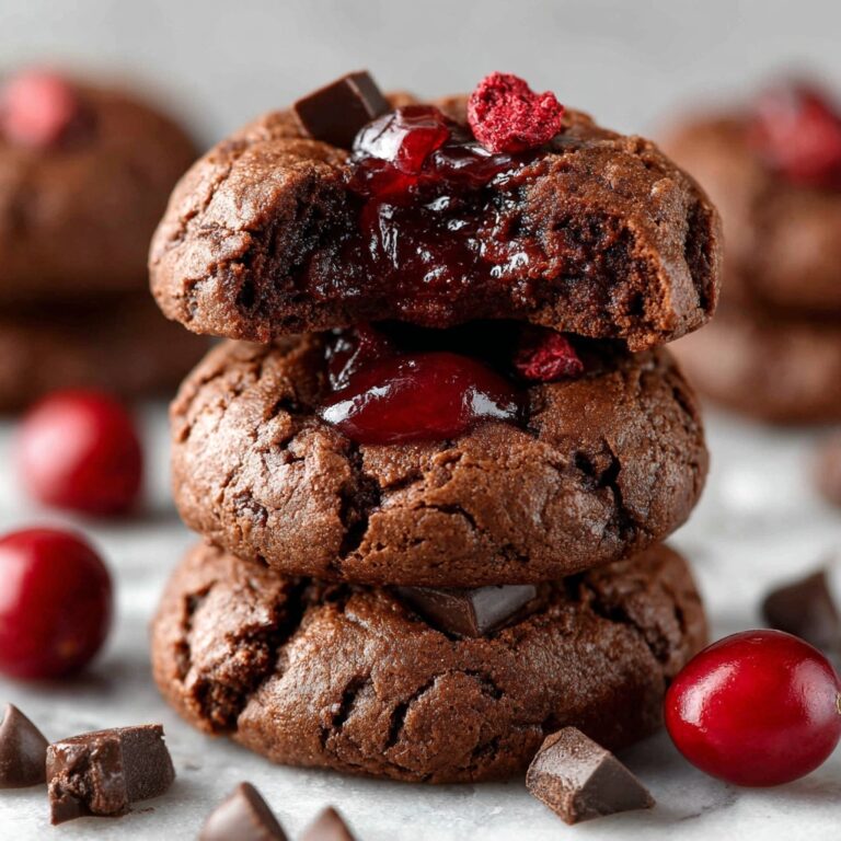 Chocolate Cherry Cookies Recipe