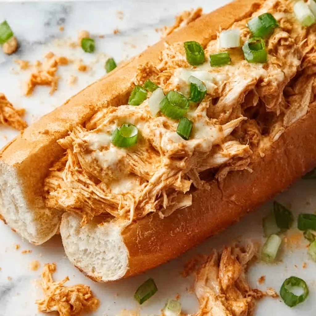 Buffalo Chicken Cheesesteak Sandwiches Recipe - Recipe Image