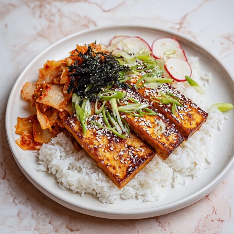 Glazed Crispy Tofu with Savory Soy-Ginger Glaze Recipe