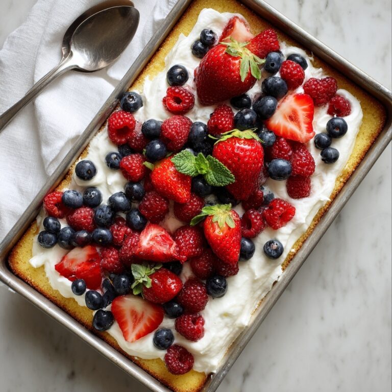 Lemon-Berry Sheet Pan Trifle Recipe