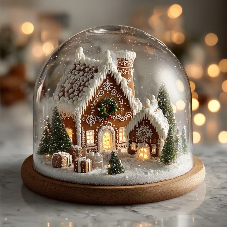 Christmas Snow Globe Dessert Dome Recipe