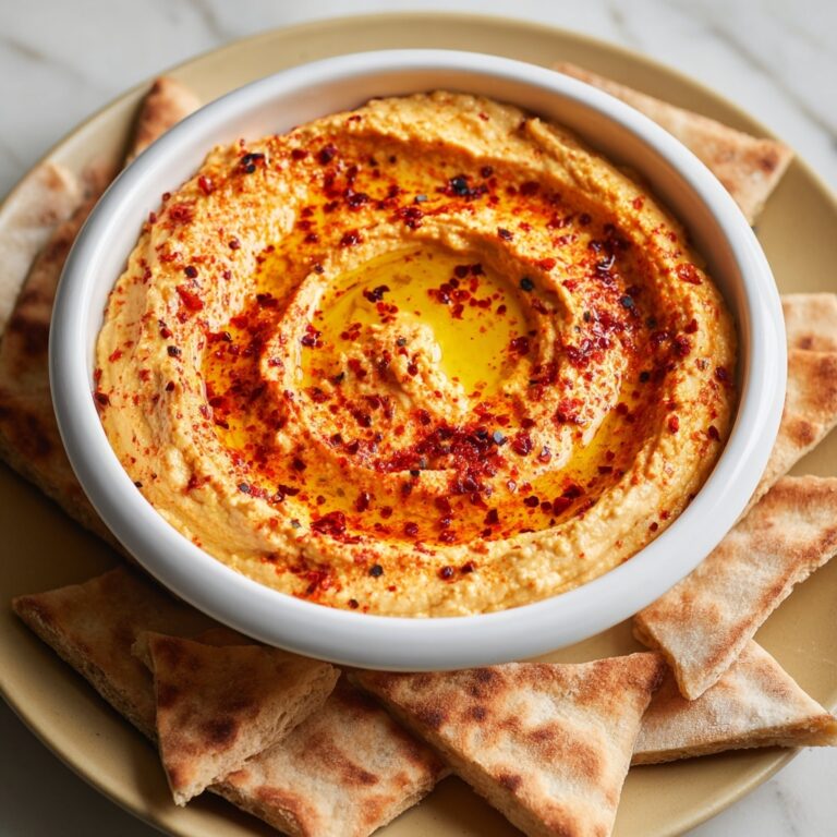 Roasted Red Pepper Hummus Recipe