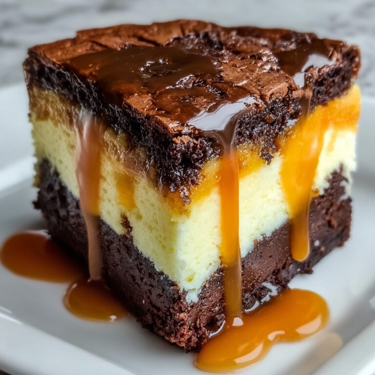Caramel Brownie Cheesecake Bliss Recipe