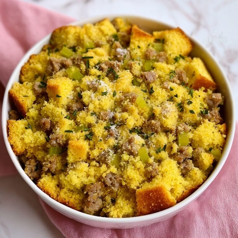 Sausage Southern Cornbread Stuffing Recipe