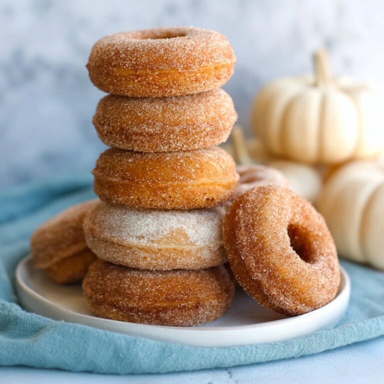 Cinnamon Sugar Pumpkin Donuts Recipe