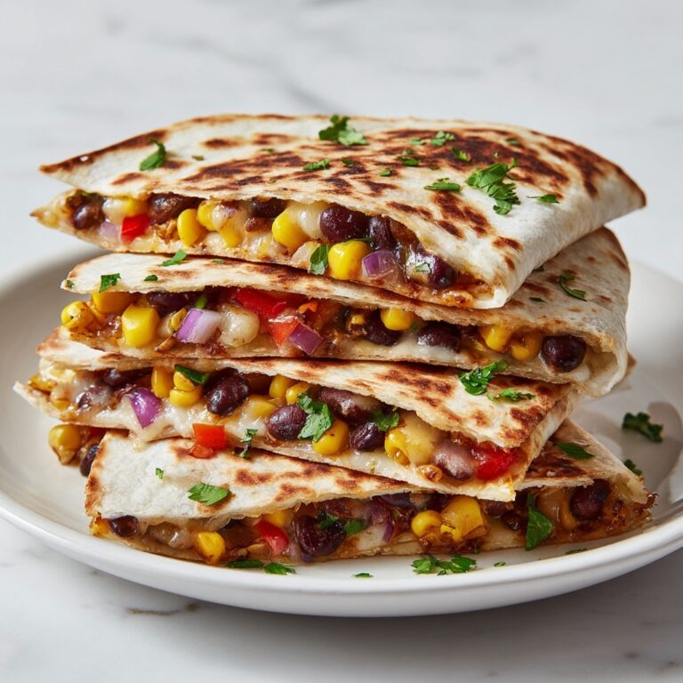 Vegan Quesadillas with Black Beans and Avocado Recipe