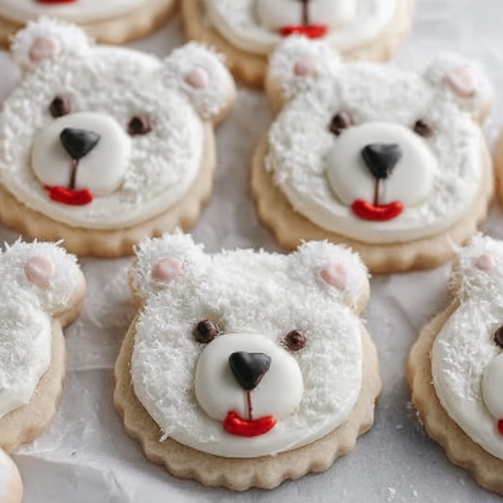 Polar Bear Cookies Recipe - Recipe Image