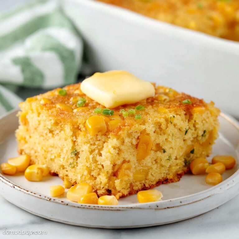 Creamy Cornbread Casserole Recipe