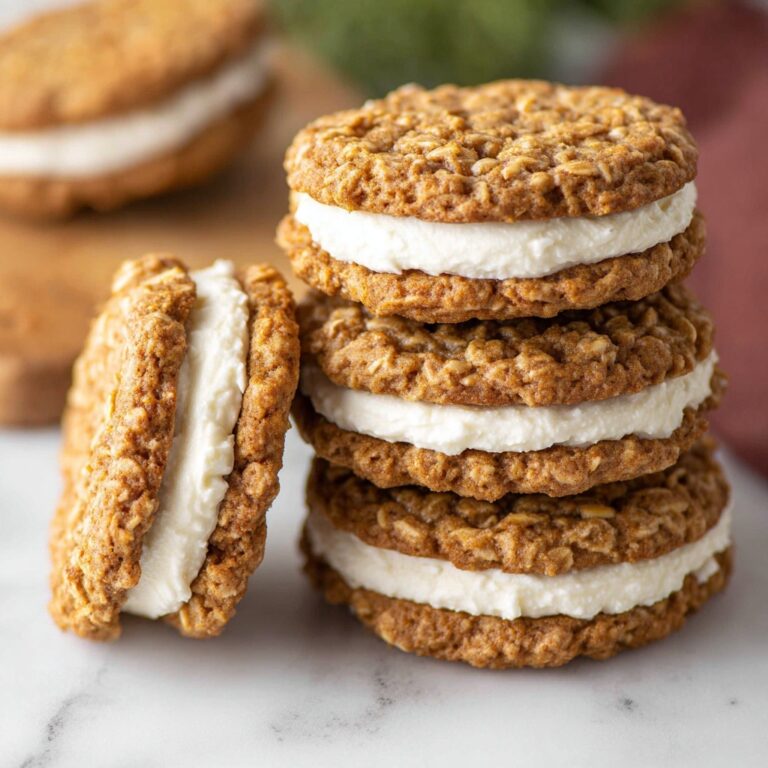 Gingerbread Oatmeal Cream Pies Recipe
