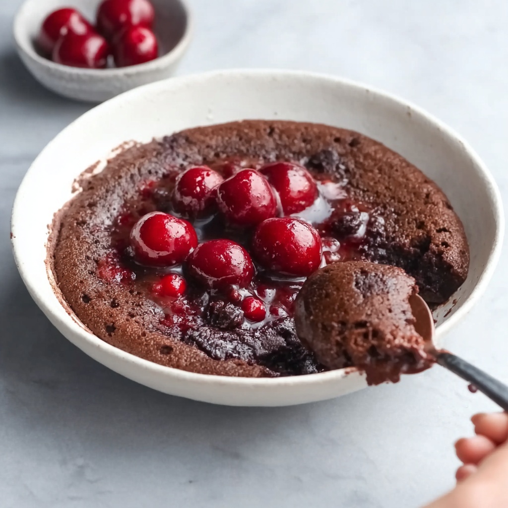 Chocolate Cherry Dump Cake Recipe - Recipe Image