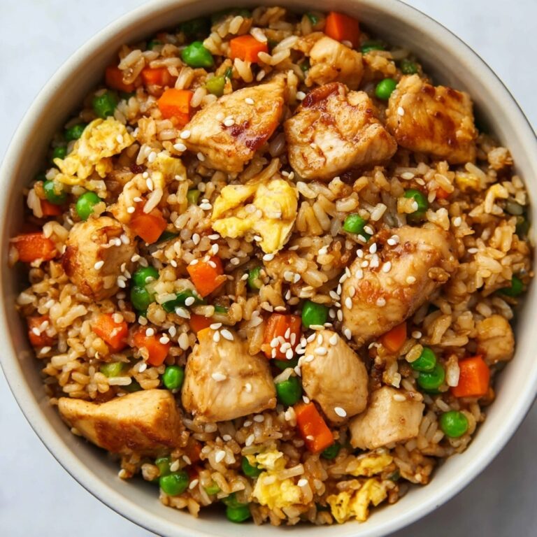Healthy Chicken and Vegetable Fried Rice Recipe