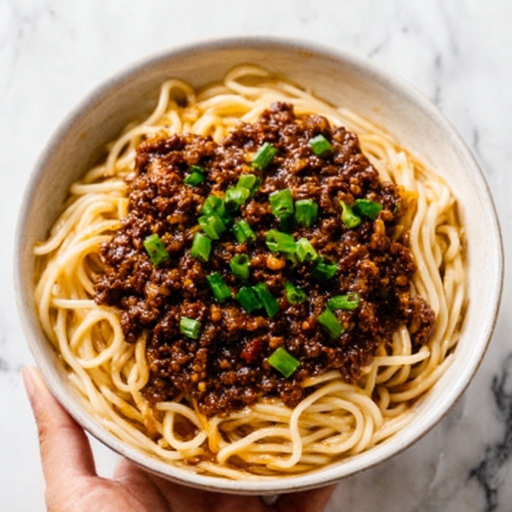Mongolian Ground Beef and Noodles Recipe - Recipe Image