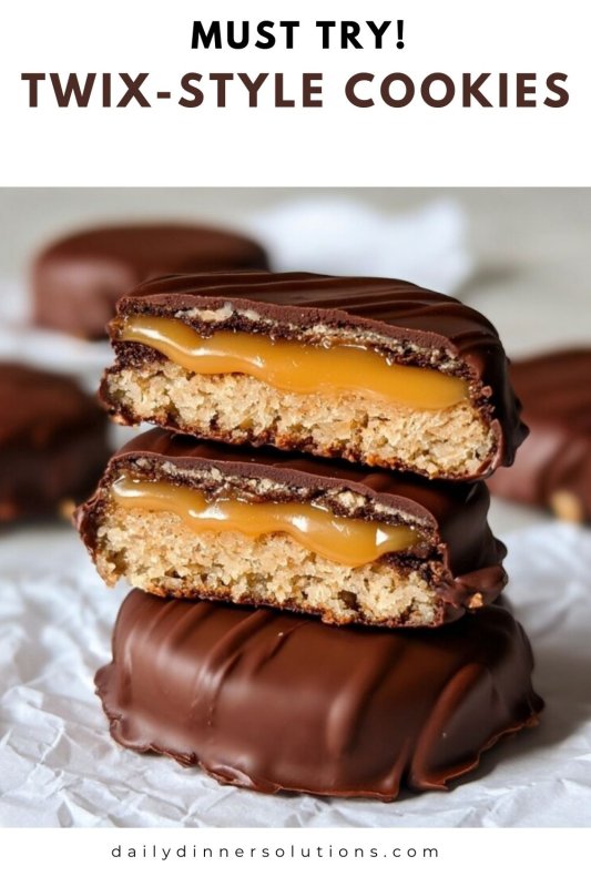 Ultimate Twix-Style Cookies Recipe - Recipe Image
