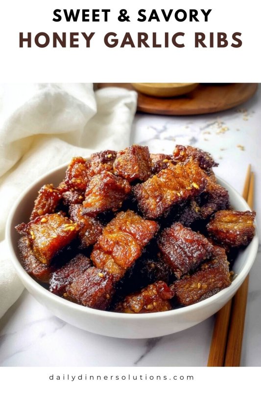 Honey Garlic Spare Ribs Recipe - Recipe Image