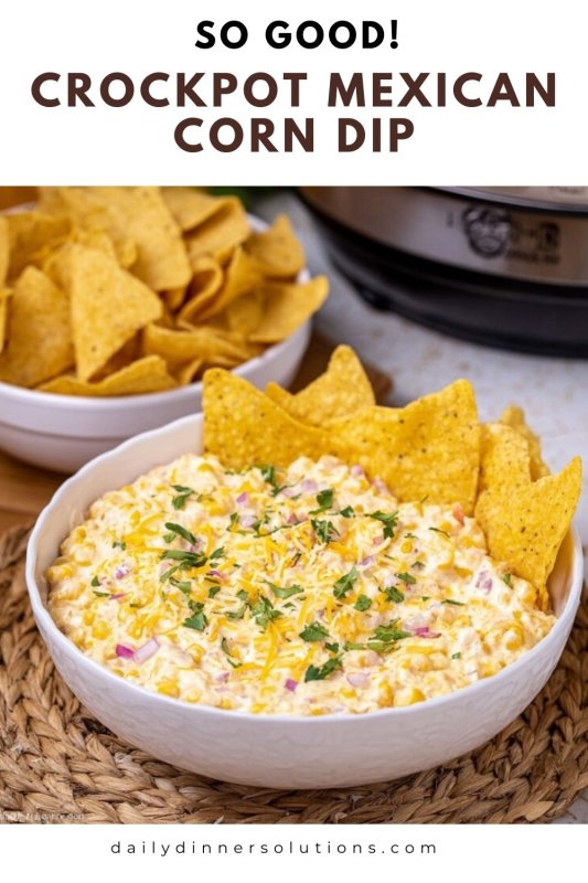 Crockpot Mexican Street Corn Dip Recipe - Recipe Image