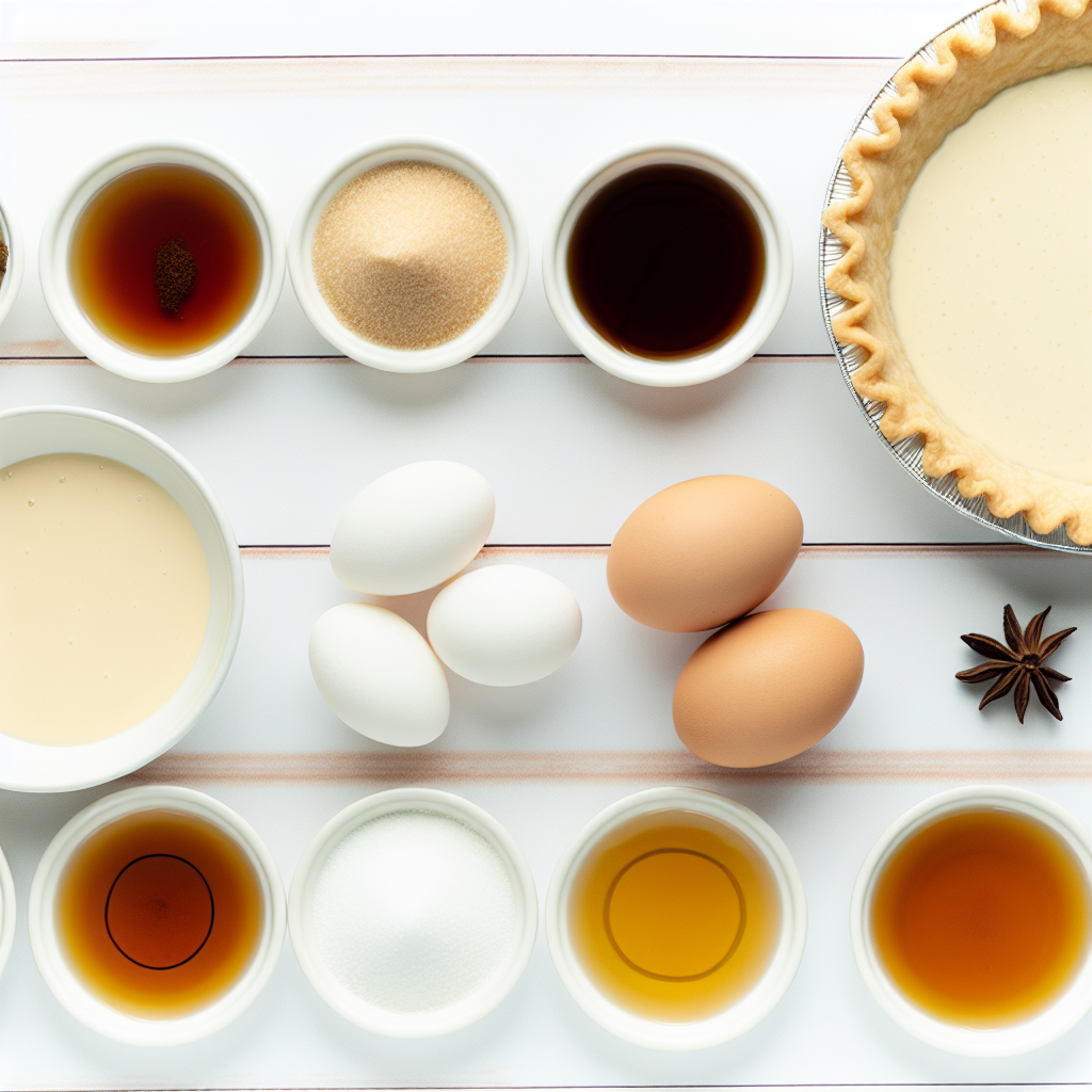 Holiday Eggnog Custard Pie Recipe - Recipe Image