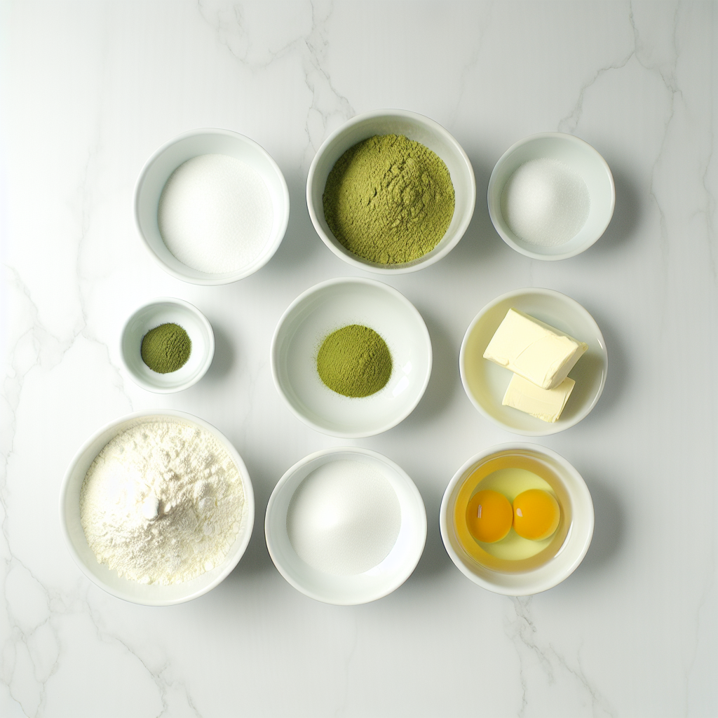 Green Tea Mini Cakes Recipe - Recipe Image