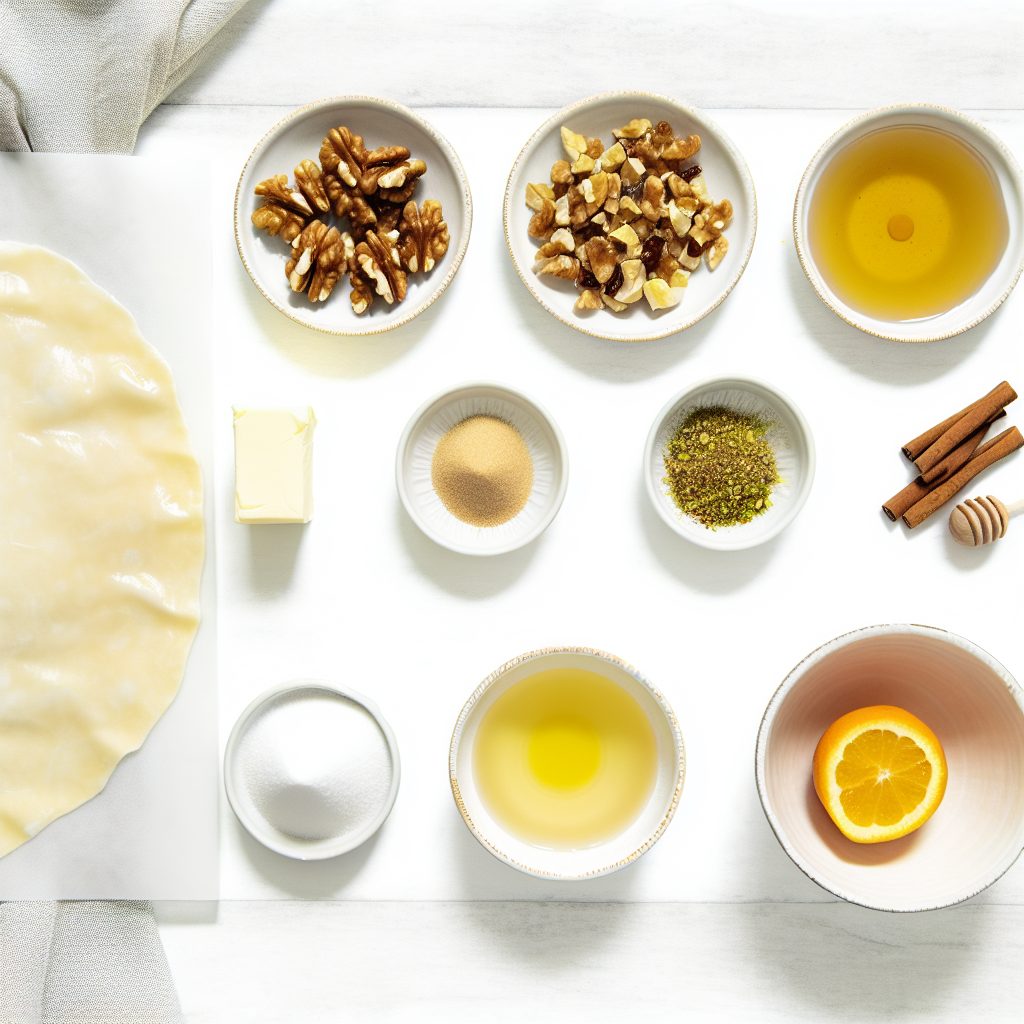 Greek Nut and Honey Pastry Rolls Recipe - Recipe Image