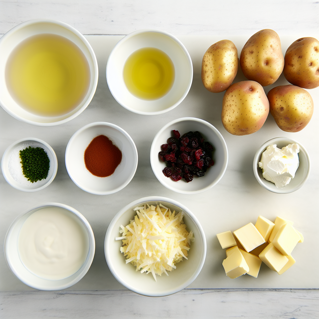 Cranberry Apple Twice-Baked Potatoes Recipe - Recipe Image