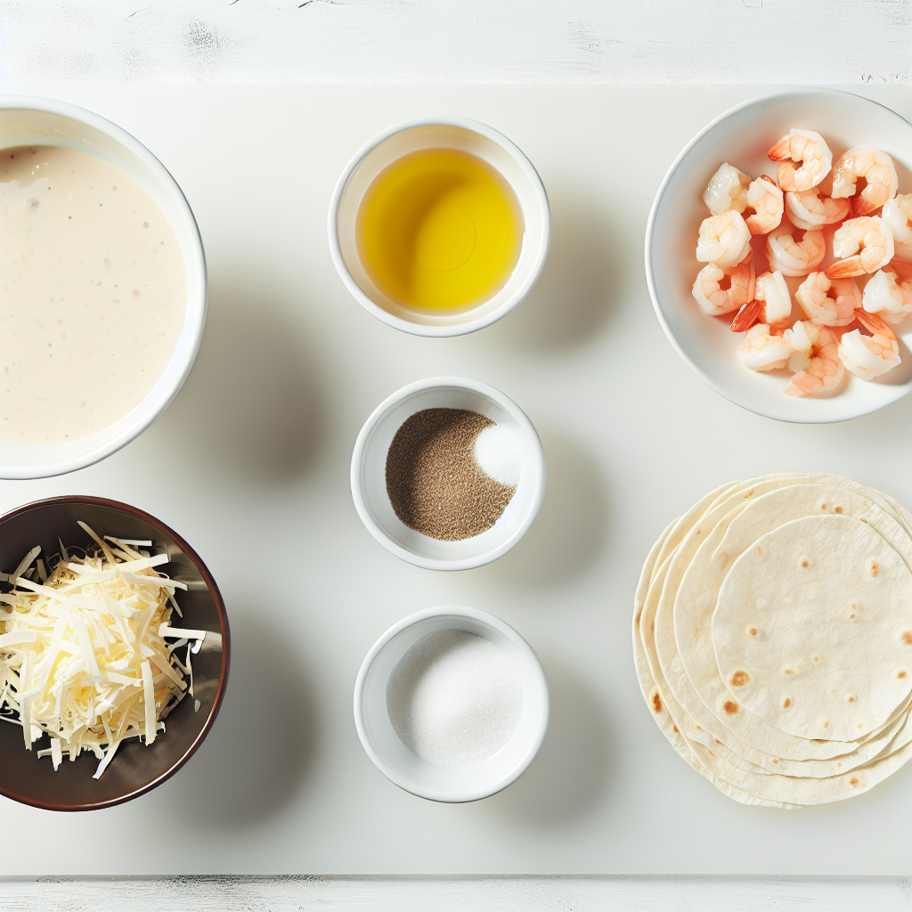 Deep-Fried Shrimp Alfredo Burrito Recipe - Recipe Image