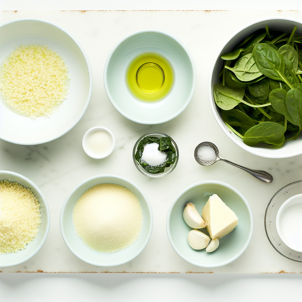 Parmesan Spinach Couscous Recipe - Recipe Image