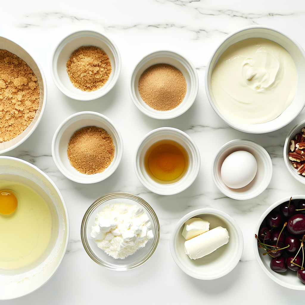 Cherry Pecan Cheesecake Recipe - Recipe Image