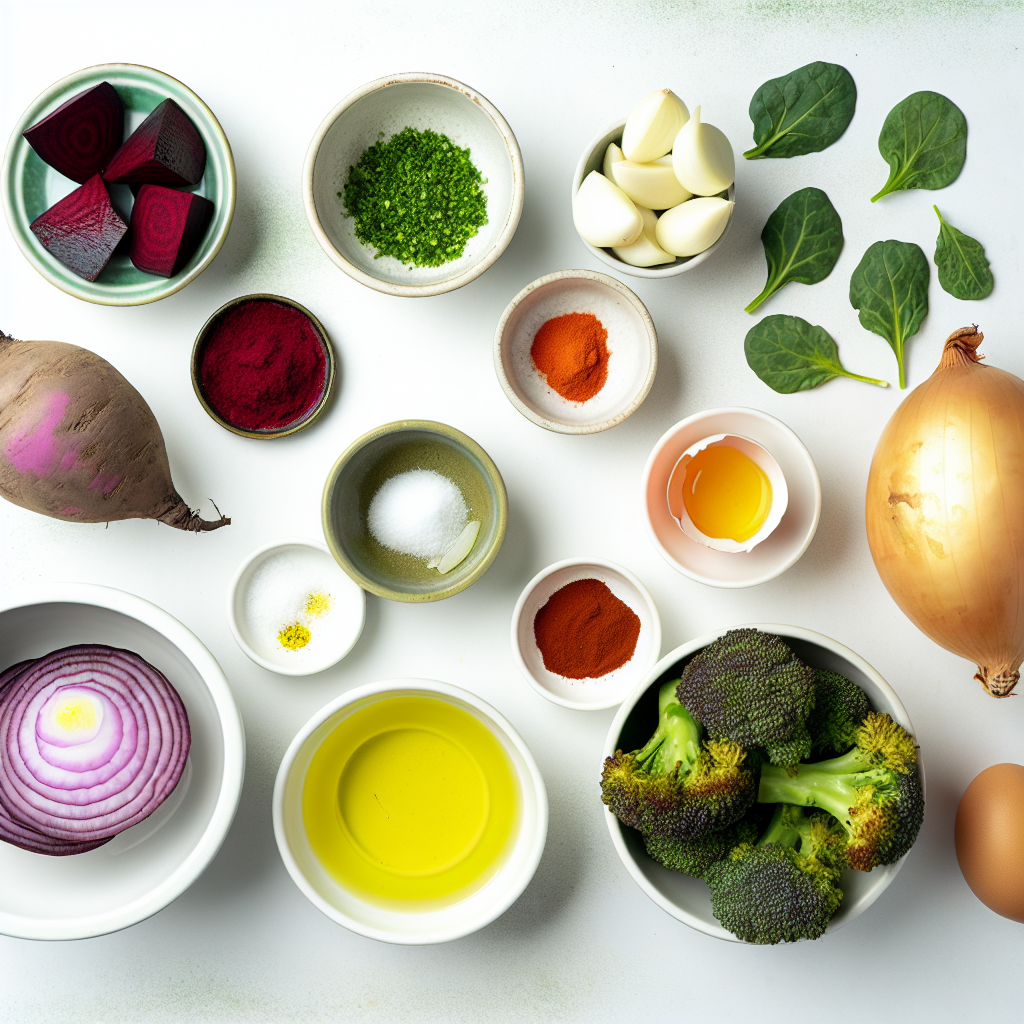 Easy Oven Roasted Vegetable Salad with Boiled Egg Recipe - Recipe Image