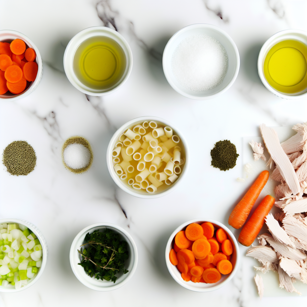 Hearty Turkey Soup with Pasta, Vegetables, and Herbs Recipe - Recipe Image