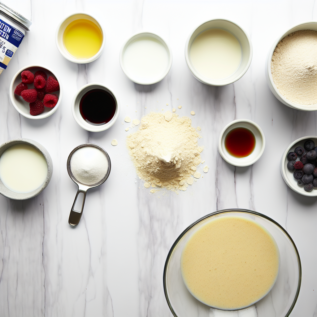 Vanilla Berry Protein Mug Cake Recipe - Recipe Image