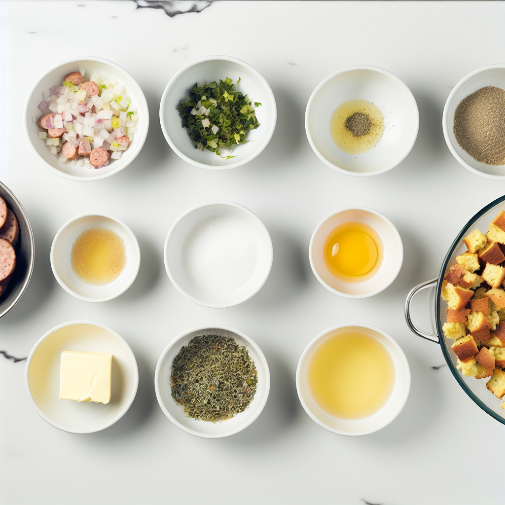 Sausage Southern Cornbread Stuffing Recipe - Recipe Image