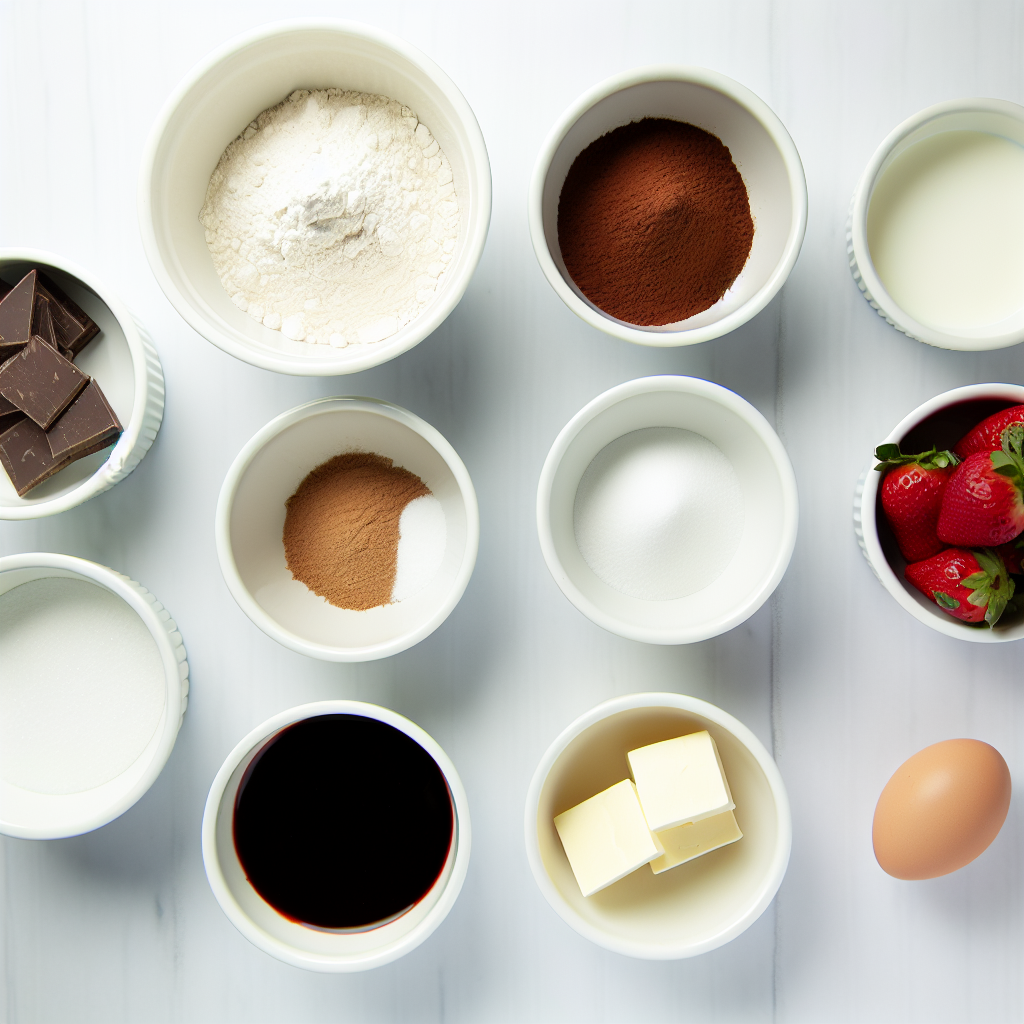 Chocolate Strawberry Layer Cake with Ganache Recipe - Recipe Image