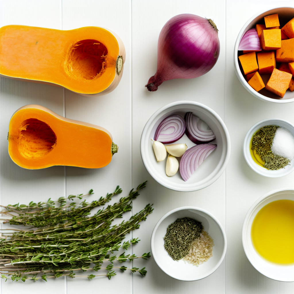 Roasted Butternut Squash & Sweet Potatoes With Rosemary Recipe - Recipe Image