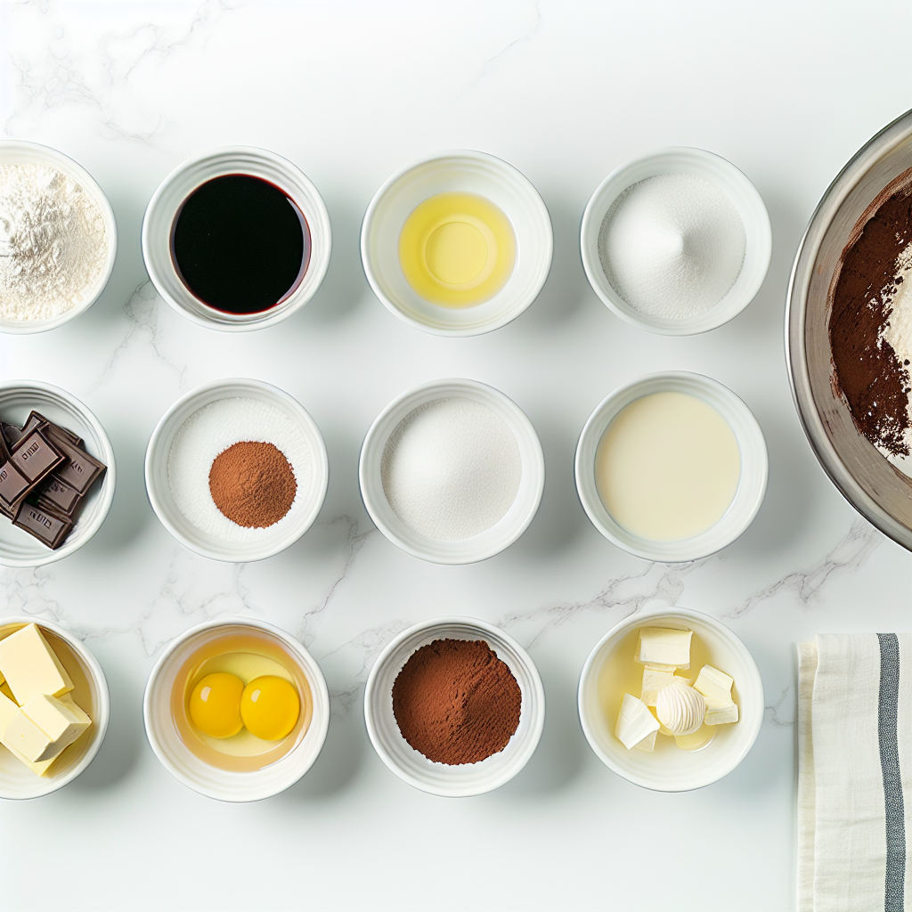 Tuxedo Cake with Vanilla and Chocolate Layers Recipe - Recipe Image