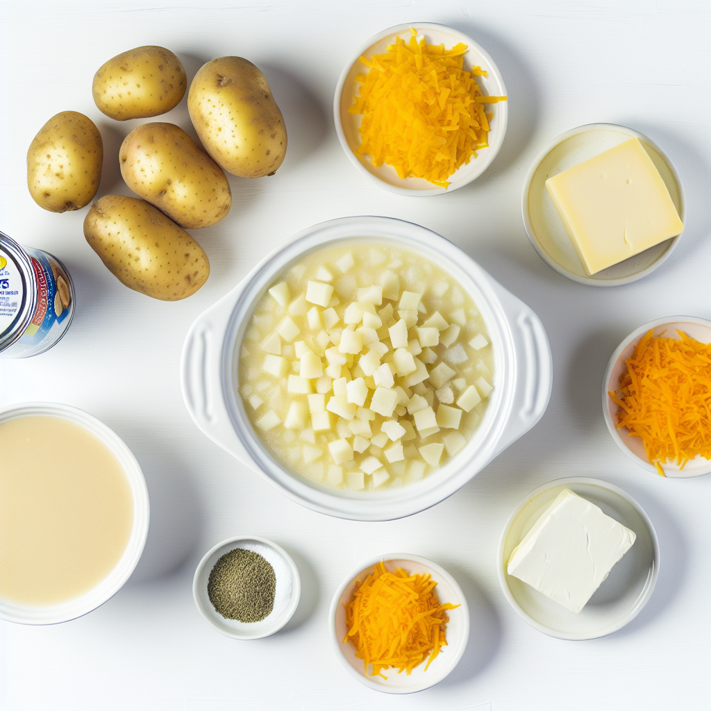 Crockpot Potato Soup With Hashbrowns Recipe - Recipe Image