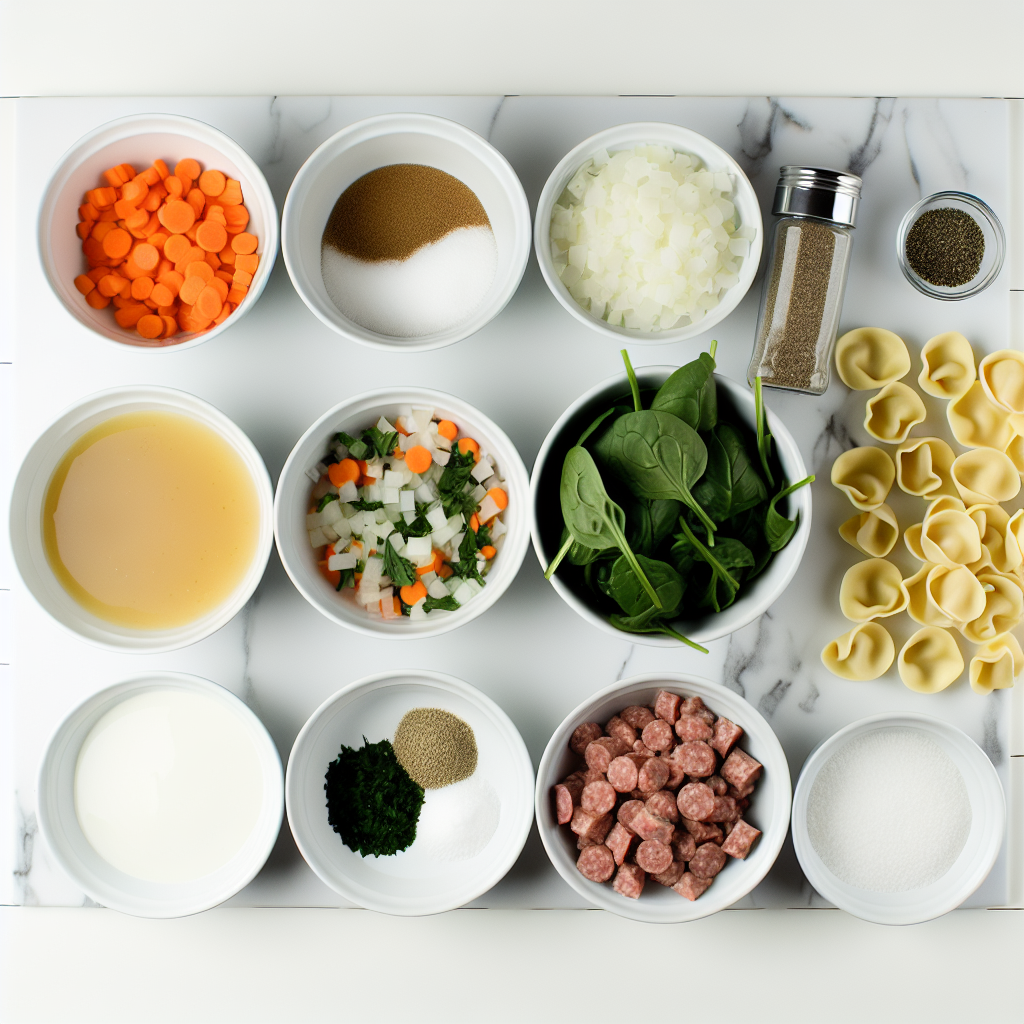 Crockpot Sausage Tortellini Soup Recipe - Recipe Image