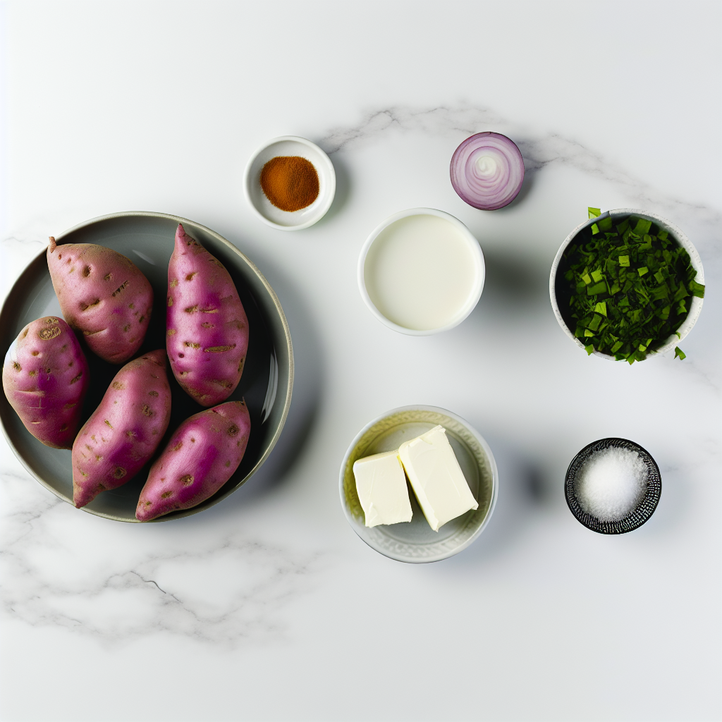 Quick & Easy Mashed Purple Sweet Potatoes (Side Dish) Recipe - Recipe Image