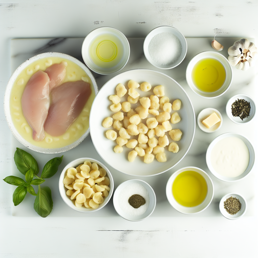 Garlic Chicken Gnocchi Skillet A Minute Wonder Recipe - Recipe Image